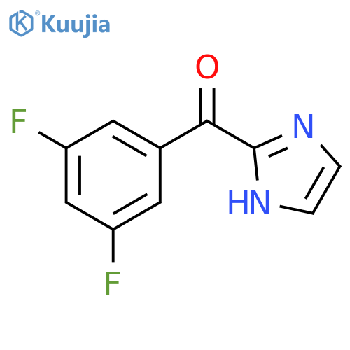 (3,5-difluorophenyl)-1H-imidazol-2-yl-Methanone structure