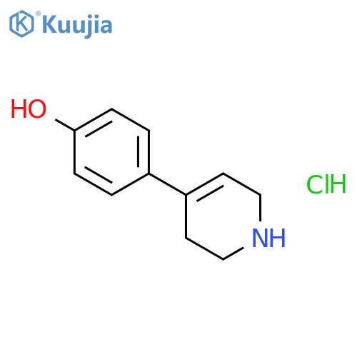 4-(1,2,3,6-Tetrahydropyridin-4-yl)phenol Hydrochloride structure