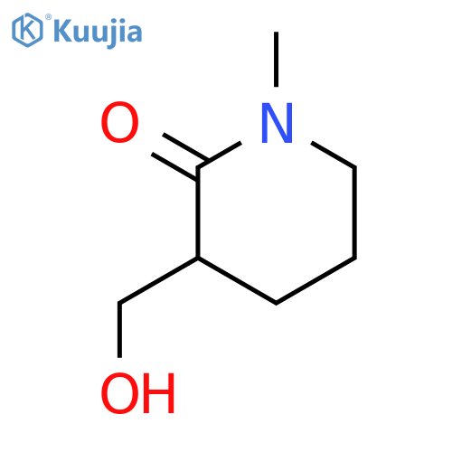 3-(hydroxymethyl)-1-methylpiperidin-2-one structure