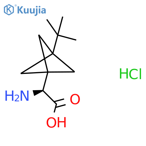 (S)-2-Amino-2-(3-(tert-butyl)bicyclo[1.1.1]pentan-1-yl)acetic acid hydrochloride structure