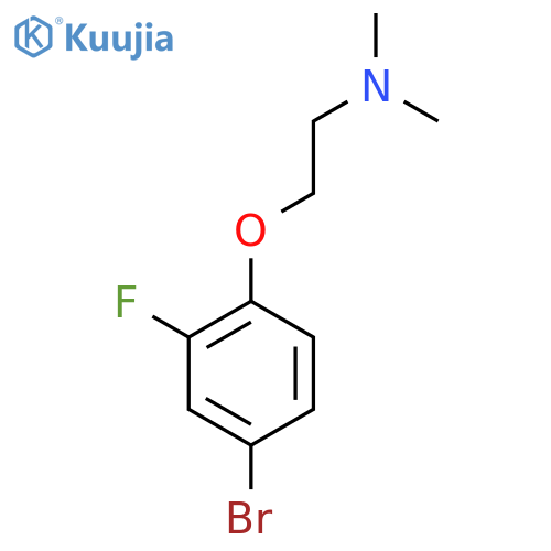 2-(4-Bromo-2-fluorophenoxy)-N,N-dimethylethanamine structure