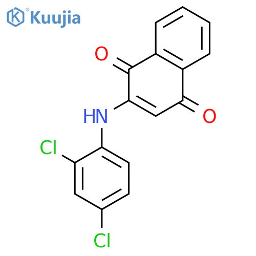 1,4-Naphthalenedione, 2-[(2,4-dichlorophenyl)amino]- structure