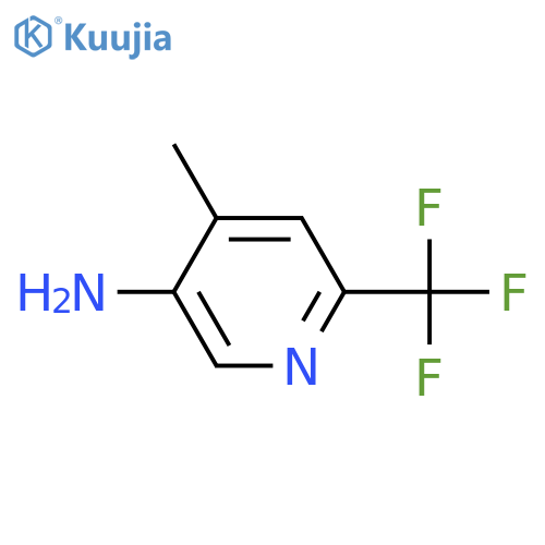 4-Methyl-6-(trifluoromethyl)pyridin-3-amine structure