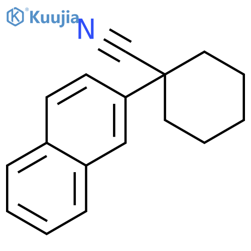 1-(Naphthalen-2-yl)cyclohexanecarbonitrile structure