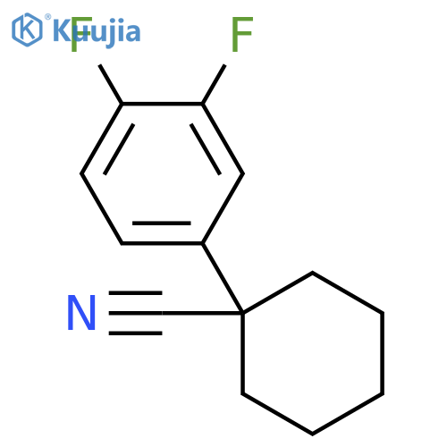 1-(3,4-DIFLUOROPHENYL)CYCLOHEXANECARBONITRILE structure