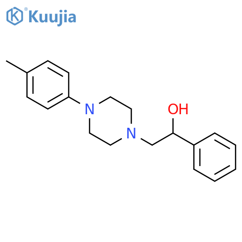 1-Piperazineethanol,4-(4-methylphenyl)-a-phenyl- structure