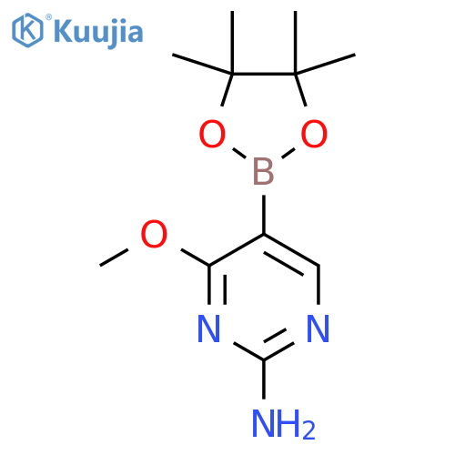 4-Methoxy-5-(4,4,5,5-tetramethyl-1,3,2-dioxaborolan-2-yl)pyrimidin-2-amine structure