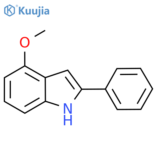 4-METHOXY-2-PHENYL-1H-INDOLE structure