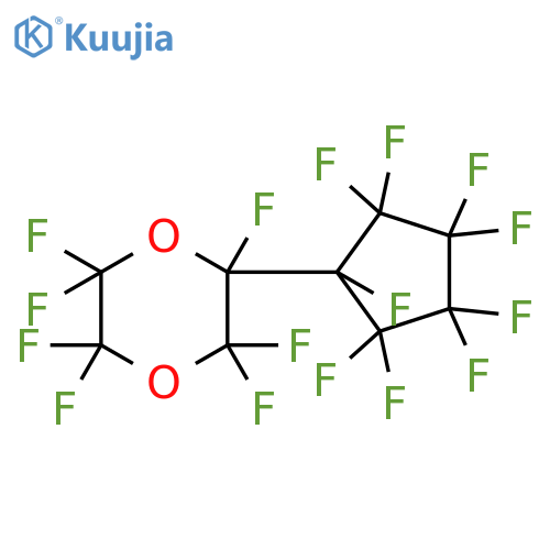 1,4-Dioxane, 2,2,3,3,5,5,6-heptafluoro-6-(nonafluorocyclopentyl)- structure