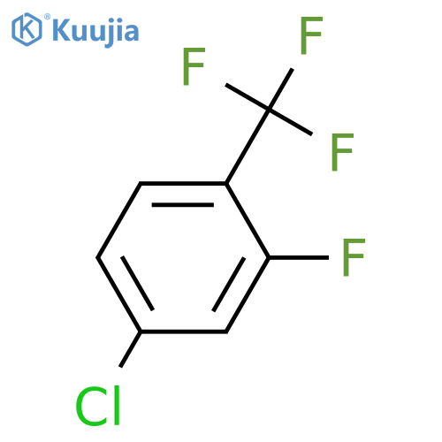 4-Chloro-2-fluorobenzotrifluoride structure