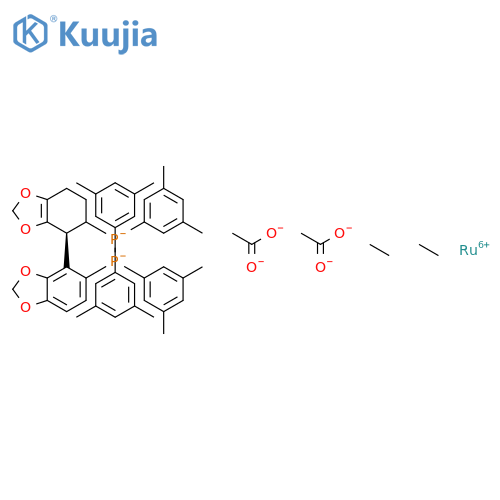 (R)-Rutheniumdiacetate-(DM-SEGPHOS) structure