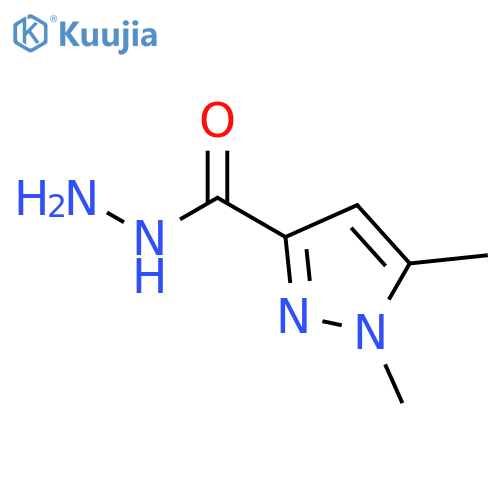 1,5-Dimethyl-1H-pyrazole-3-carbohydrazide structure