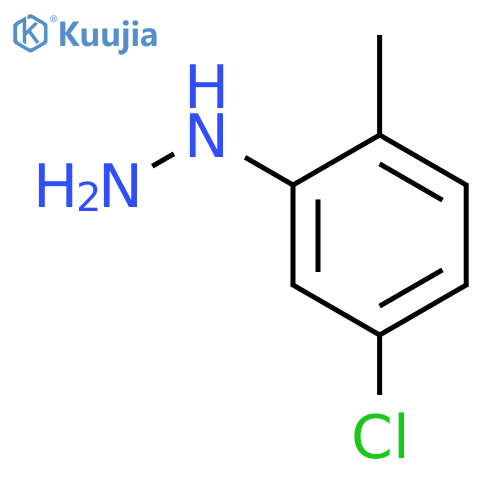 (5-chloro-2-methylphenyl)hydrazine structure