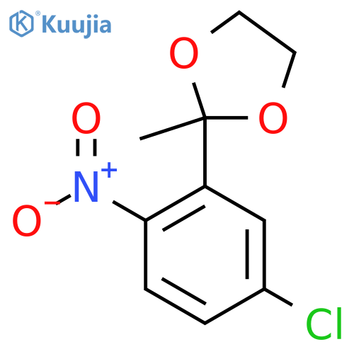 2-(5-Chloro-2-nitrophenyl)-2-methyl-1,3-dioxolane structure