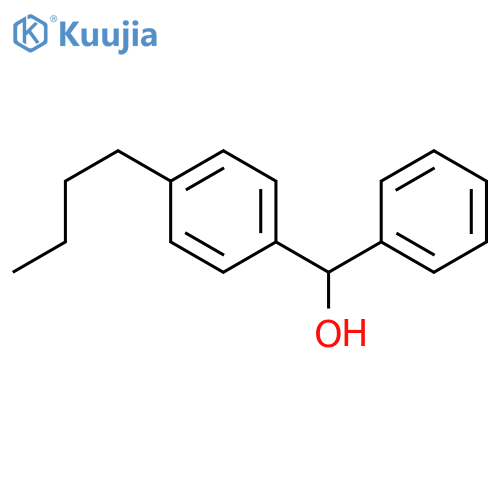 (4-butylphenyl)-phenylmethanol structure