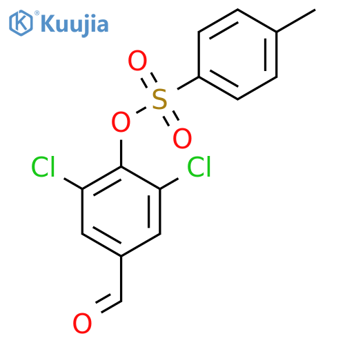 2,6-Dichloro-4-formylphenyl 4-methylbenzenesulfonate structure
