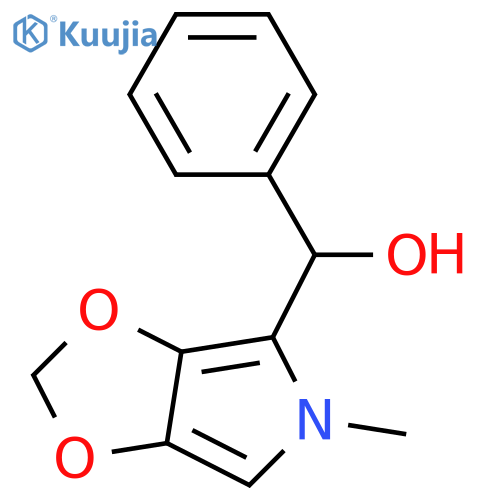 (5-METHYL-5H-[1,3]DIOXOLO[4,5-C]PYRROL-4-YL)(PHENYL)METHANOL structure