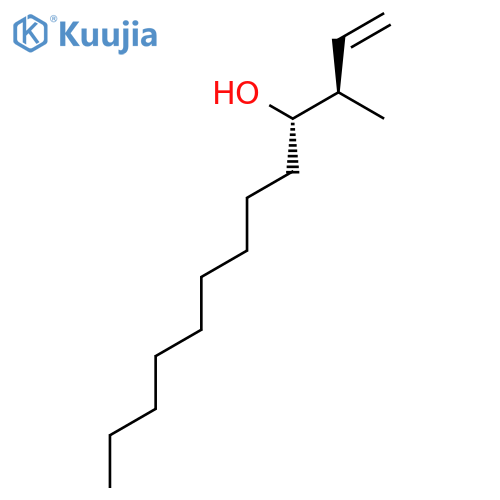 1-Tridecen-4-ol, 3-methyl-, (3R,4S)-rel- structure