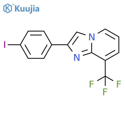 2-(4-Iodo-phenyl)-8-trifluoromethyl-imidazo[1,2-a]pyridine structure