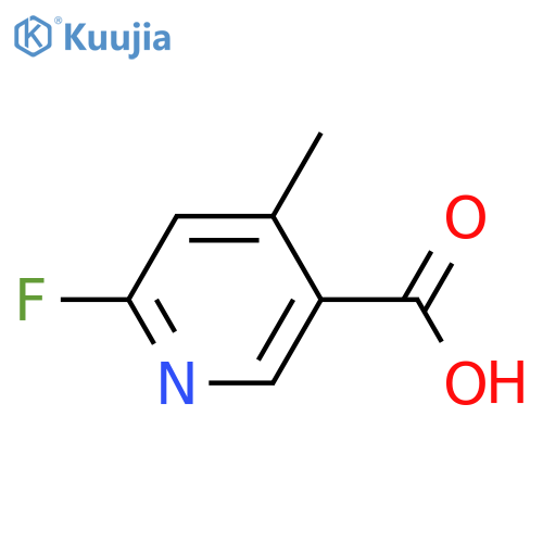 2-Fluoro-4-methylpyridine-5-carboxylic acid structure