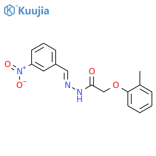 N'-(3-Nitrobenzylidene)-2-(o-tolyloxy)acetohydrazide structure