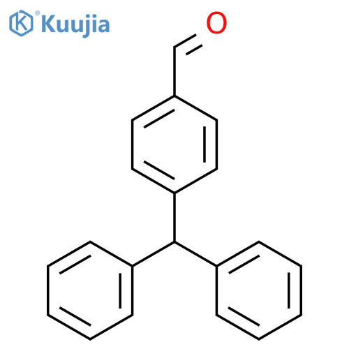 Benzaldehyde, 4-(diphenylmethyl)- structure