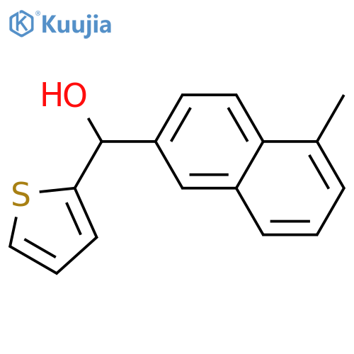 (5-METHYLNAPHTHALEN-2-YL)(THIOPHEN-2-YL)METHANOL structure