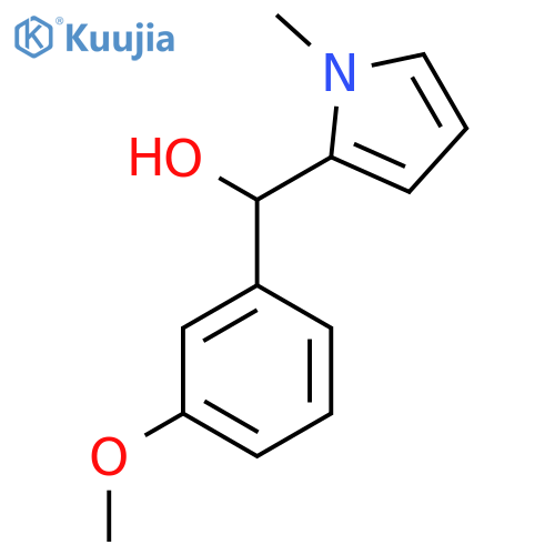 3-Methoxyphenyl-(1-methyl-2-pyrrolyl)methanol structure