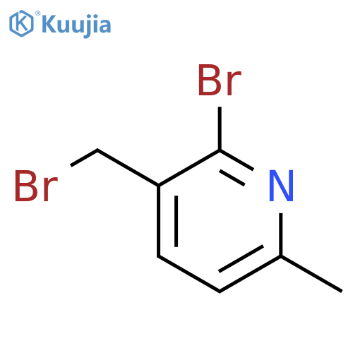 2-BROMO-3-(BROMOMETHYL)-6-METHYLPYRIDINE structure