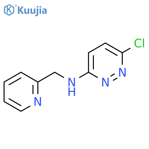 6-chloro-N-[(pyridin-2-yl)methyl]pyridazin-3-amine structure
