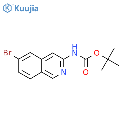 Tert-Butyl (6-Bromoisoquinolin-3-yl)carbamate structure