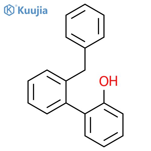 [1,1'-Biphenyl]ol,ar-(phenylmethyl)- (9CI) structure