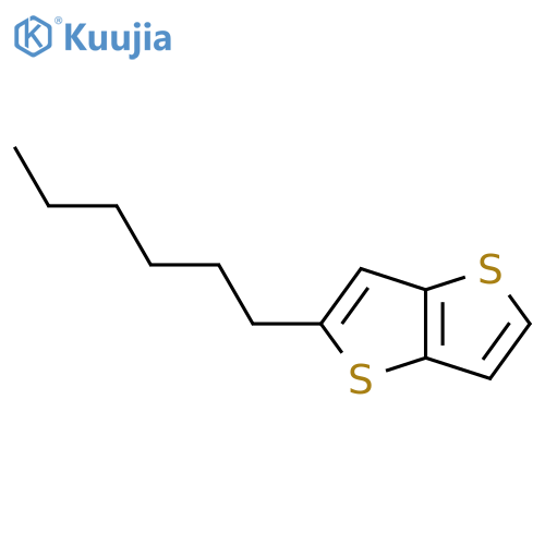 2-Hexylthieno3,2-bthiophene structure