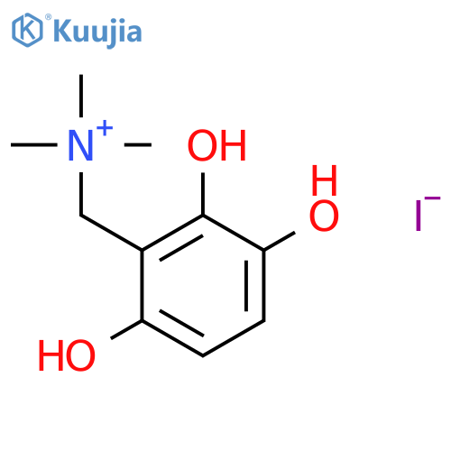 N,N,N-trimethyl(2,3,6-trihydroxyphenyl)methanaminium iodide structure