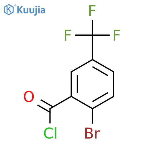 2-Bromo-5-(trifluoromethyl)benzoyl chloride structure