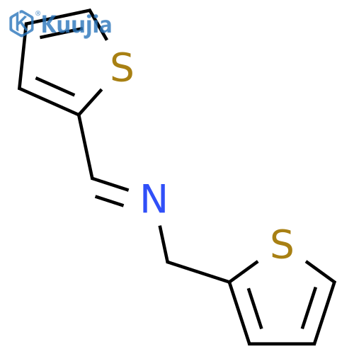 2-Thiophenemethanamine, N-(2-thienylmethylene)- structure