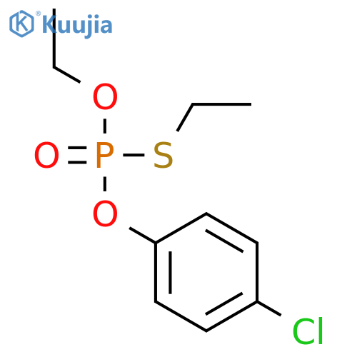 Phosphorothioic acid, O-(4-chlorophenyl) O,S-diethyl ester structure