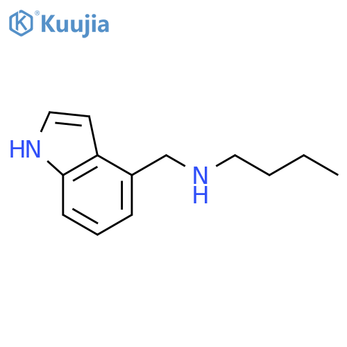 butyl(1H-indol-4-yl)methylamine structure