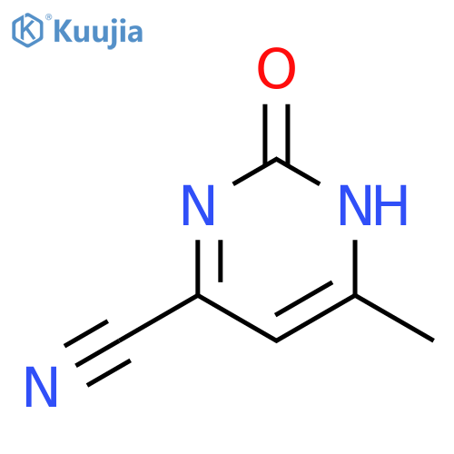 6-methyl-2-oxo-1,2-dihydropyrimidine-4-carbonitrile structure