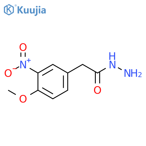 2-(4-methoxy-3-nitrophenyl)acetohydrazide structure