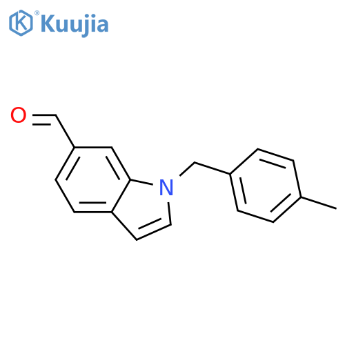 1-(4-Methylbenzyl)-1H-indole-6-carbaldehyde structure