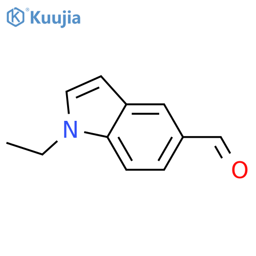 1-Ethyl-1H-indole-5-carbaldehyde structure