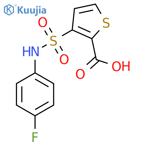 3-(4-Fluorophenyl)SulfamoylThiophene-2-Carboxylic Acid structure
