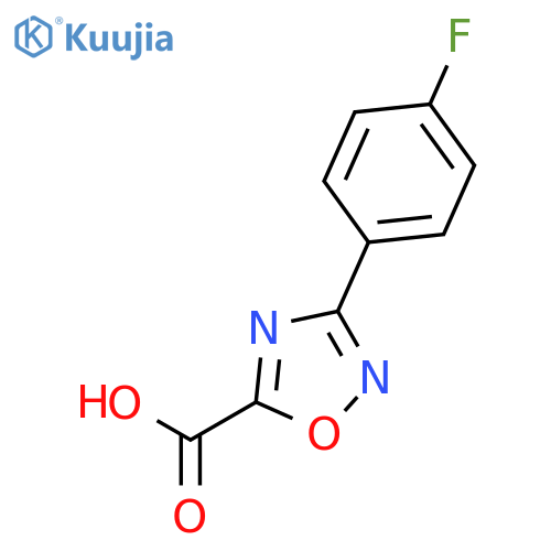3-(4-Fluorophenyl)-1,2,4-oxadiazole-5-carboxylic acid structure