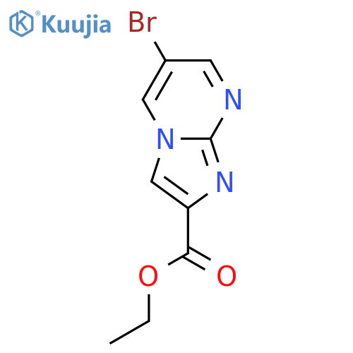 6-Bromo-imidazo1,2-apyrimidine-2-carboxylic Acid ethyl ester structure