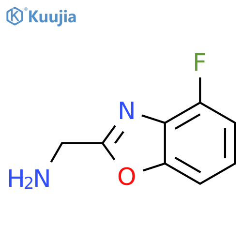 (4-fluoro-1,3-benzoxazol-2-yl)methanamine structure