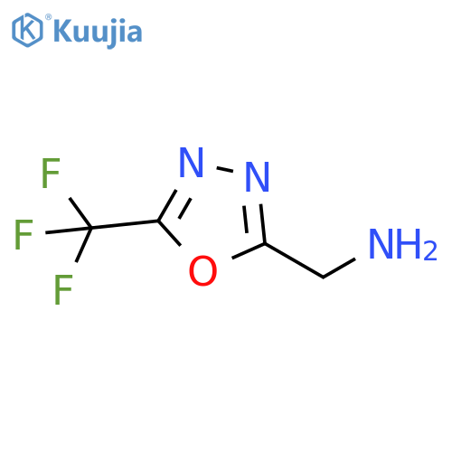 1-[5-(trifluoromethyl)-1,3,4-oxadiazol-2-yl]methanamine structure