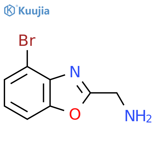 2-(Aminomethyl)-4-bromobenzo[d]oxazole structure
