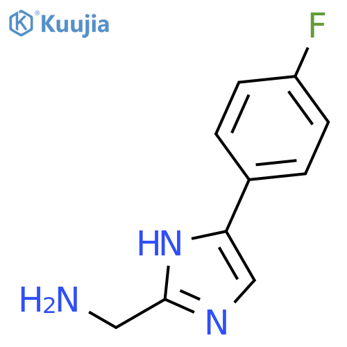 4-(4-fluorophenyl)-1H-imidazol-2-ylmethanamine structure