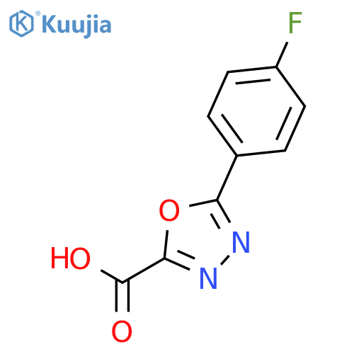 5-(4-FLUOROPHENYL)-1,3,4-OXADIAZOLE-2-CARBOXYLIC ACID structure